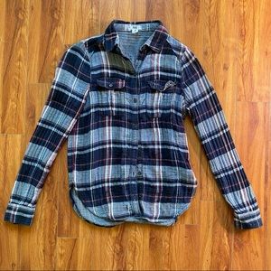 Paige Purple Plaid Shirt